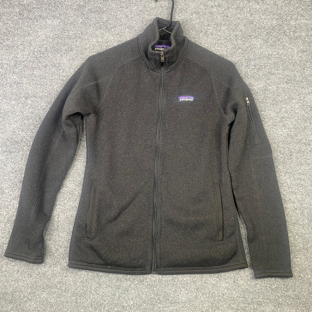 Patagonia Better Sweater Full Zip Jacket Black Heather 25543 Women Small